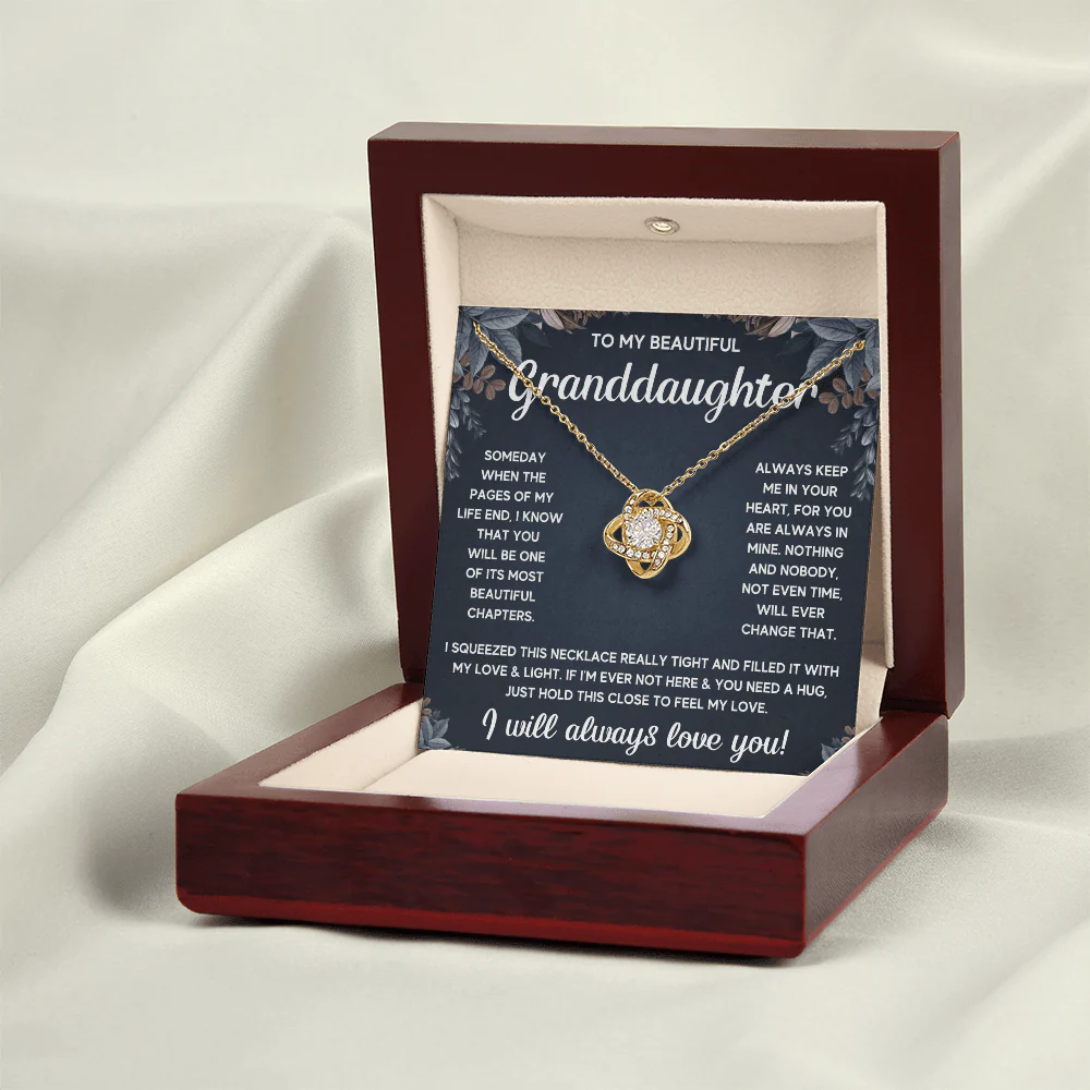 ZIAVIA  |  Vesta Knot Necklace  |  Beautiful Granddaughter - Image 16