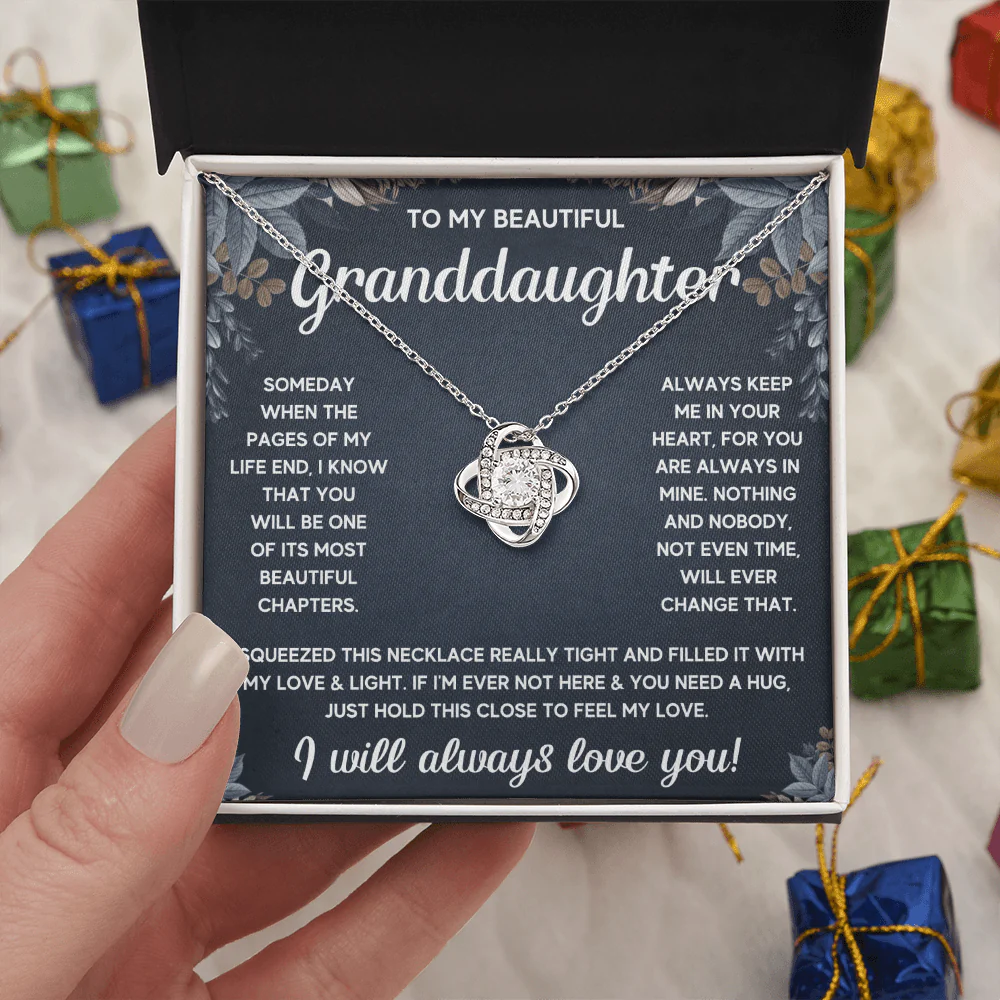 ZIAVIA  |  Vesta Knot Necklace  |  Beautiful Granddaughter - Image 7