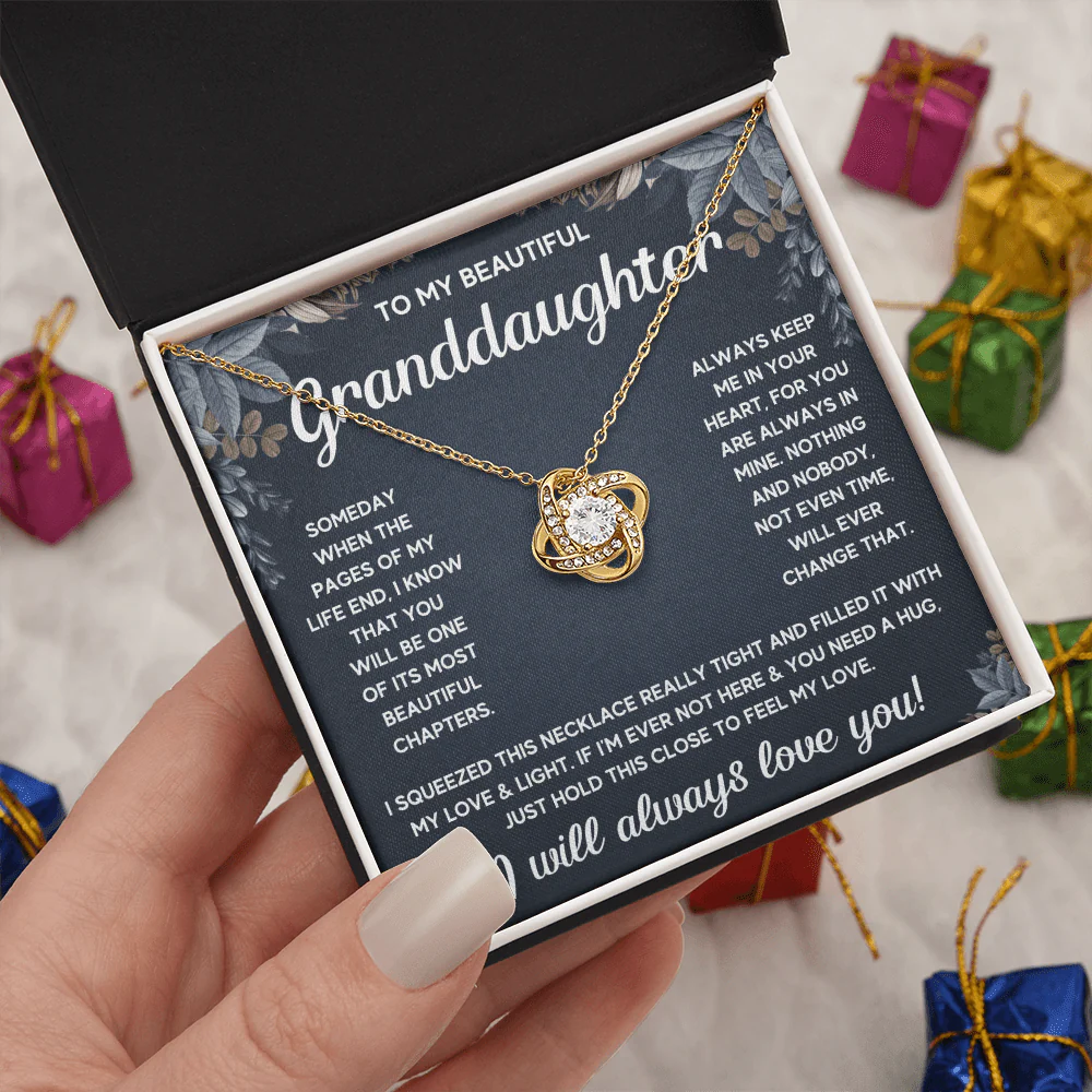 ZIAVIA  |  Vesta Knot Necklace  |  Beautiful Granddaughter - Image 8