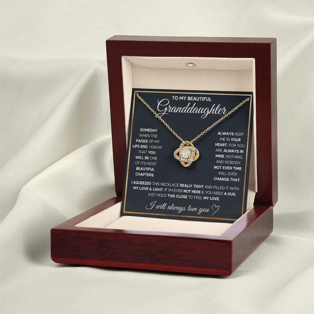 ZIAVIA  |  Vesta Knot Necklace  |  Granddaughter Love - Image 14