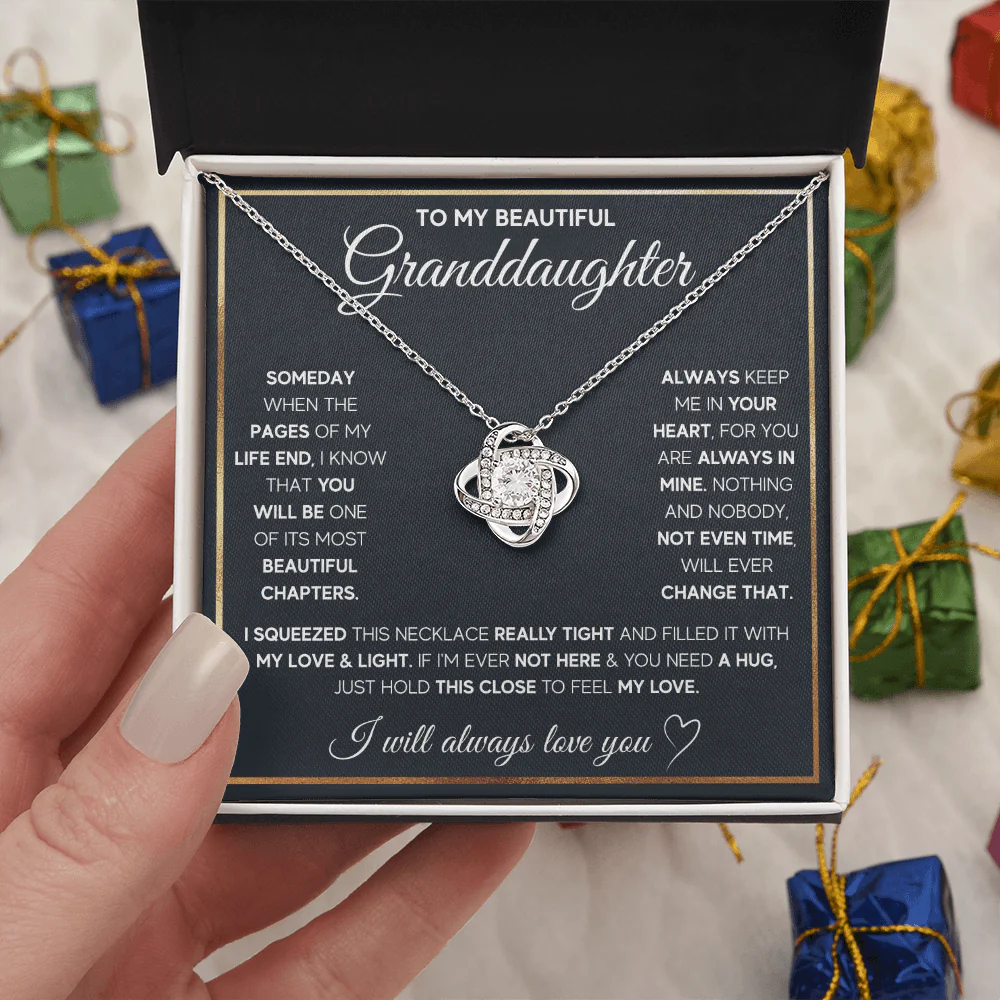 ZIAVIA  |  Vesta Knot Necklace  |  Granddaughter Love - Image 7