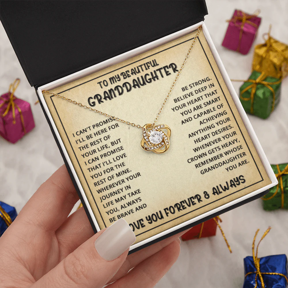 ZIAVIA  |  Vesta Knot Necklace  |  Granddaughter Love You - Image 10