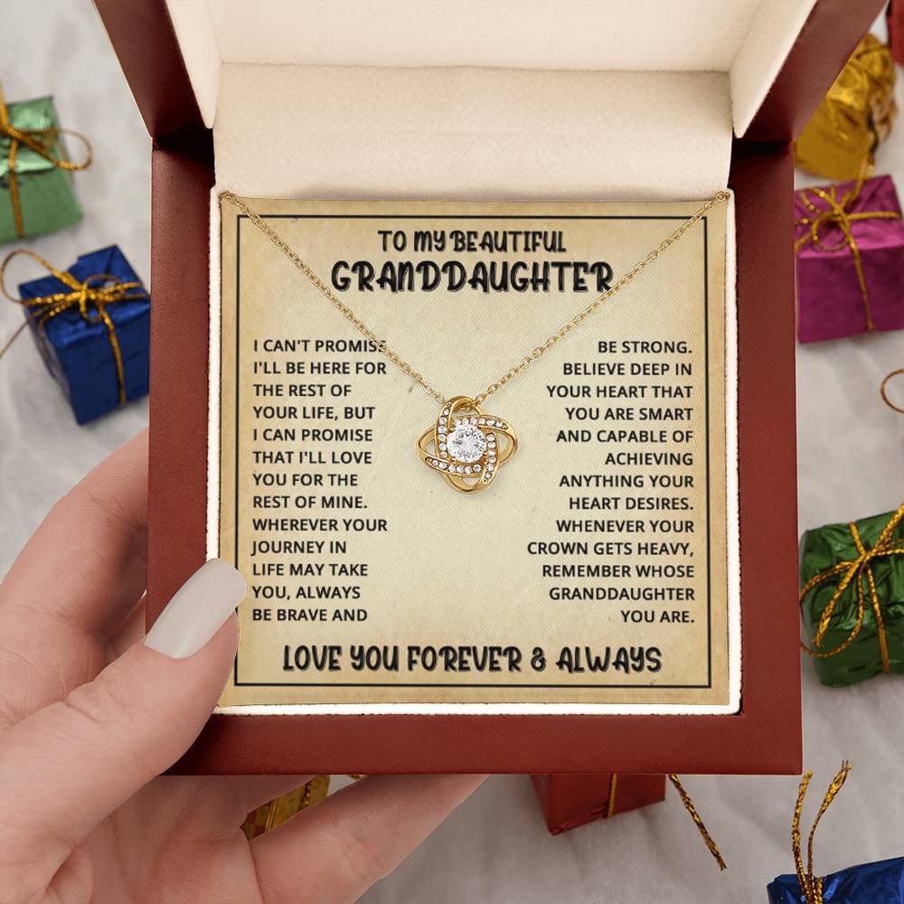 ZIAVIA  |  Vesta Knot Necklace  |  Granddaughter Love You - Image 12