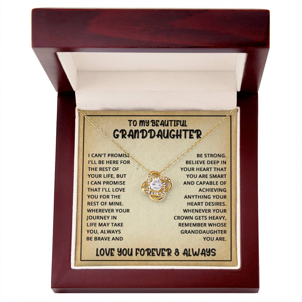 ZIAVIA  |  Vesta Knot Necklace  |  Granddaughter Love You - Image 4