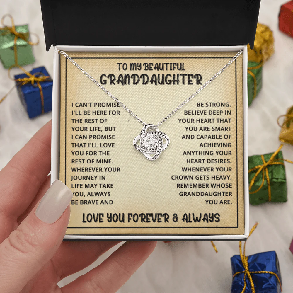 ZIAVIA  |  Vesta Knot Necklace  |  Granddaughter Love You - Image 9