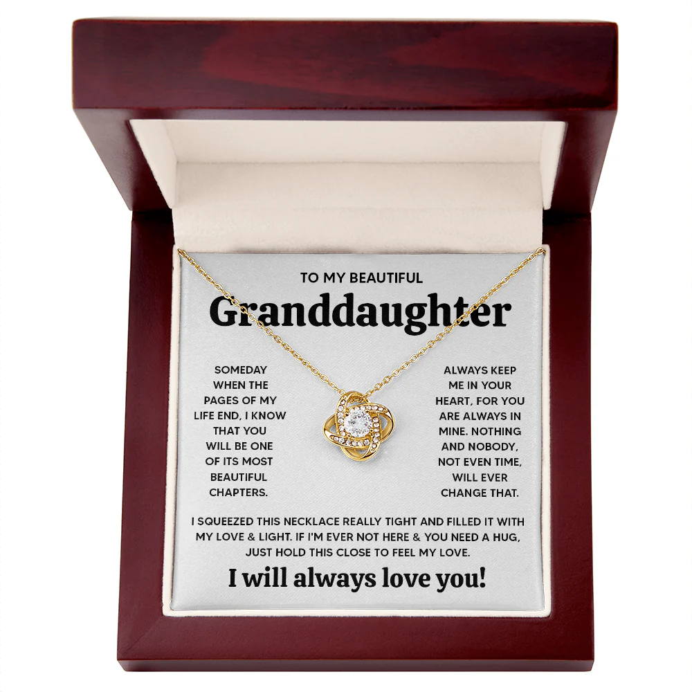 ZIAVIA  |  Vesta Knot Necklace  |  Granddaughter My Love - Image 4