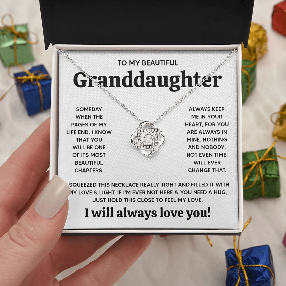 ZIAVIA  |  Vesta Knot Necklace  |  Granddaughter My Love - Image 7