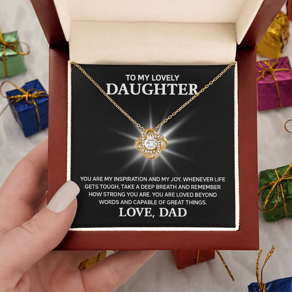 ZIAVIA  |  Vesta Knot Necklace  |  Lovely Daughter - Image 12