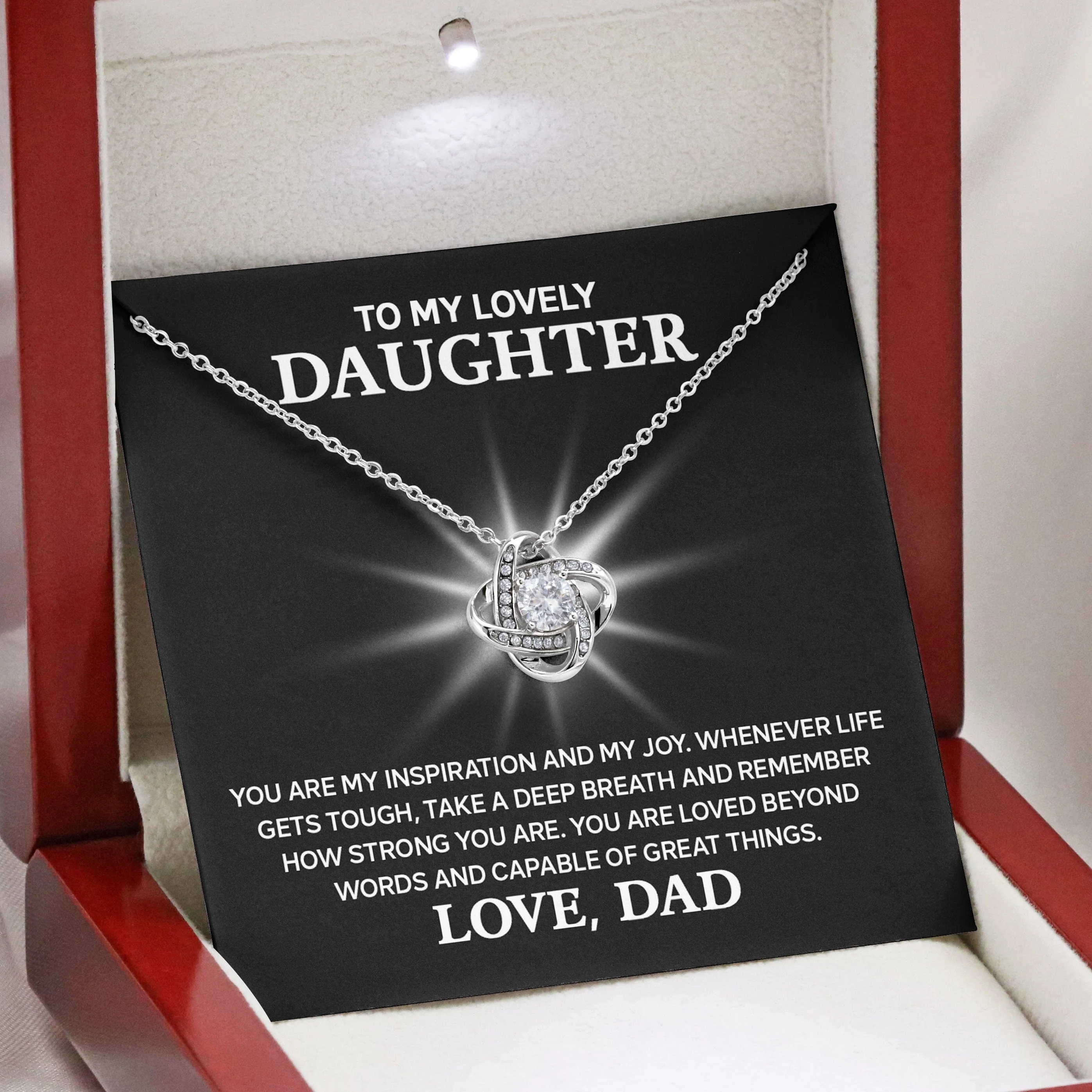 ZIAVIA  |  Vesta Knot Necklace  |  Lovely Daughter - Image 13