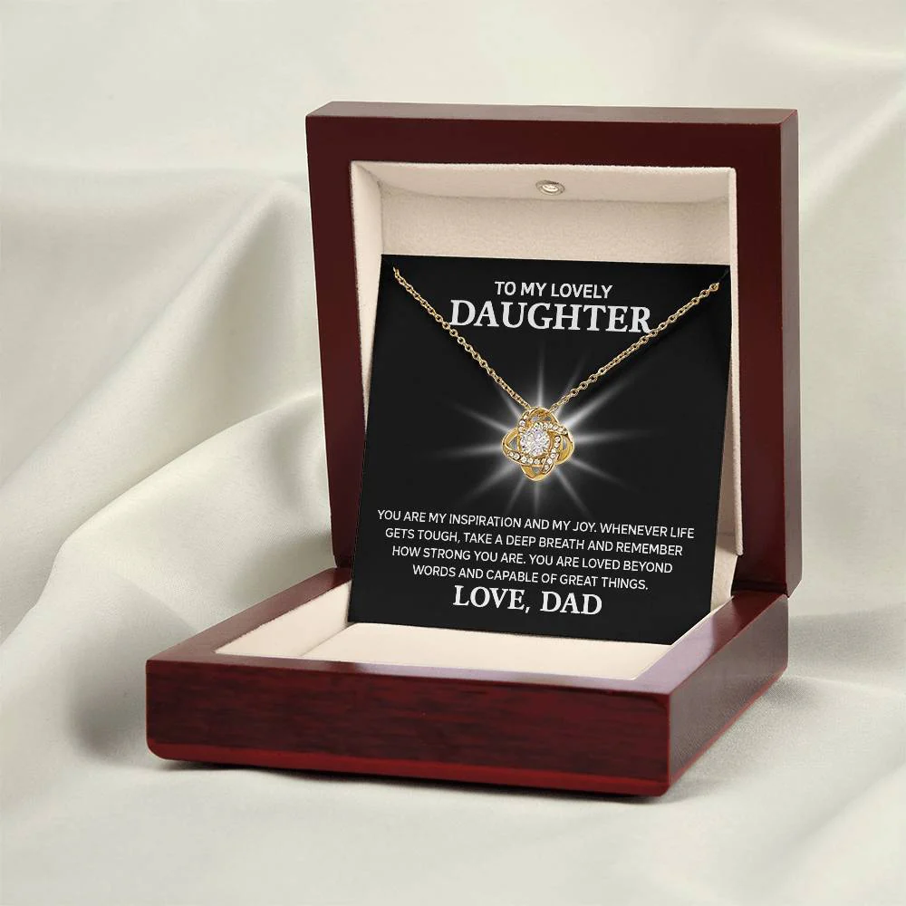 ZIAVIA  |  Vesta Knot Necklace  |  Lovely Daughter - Image 14