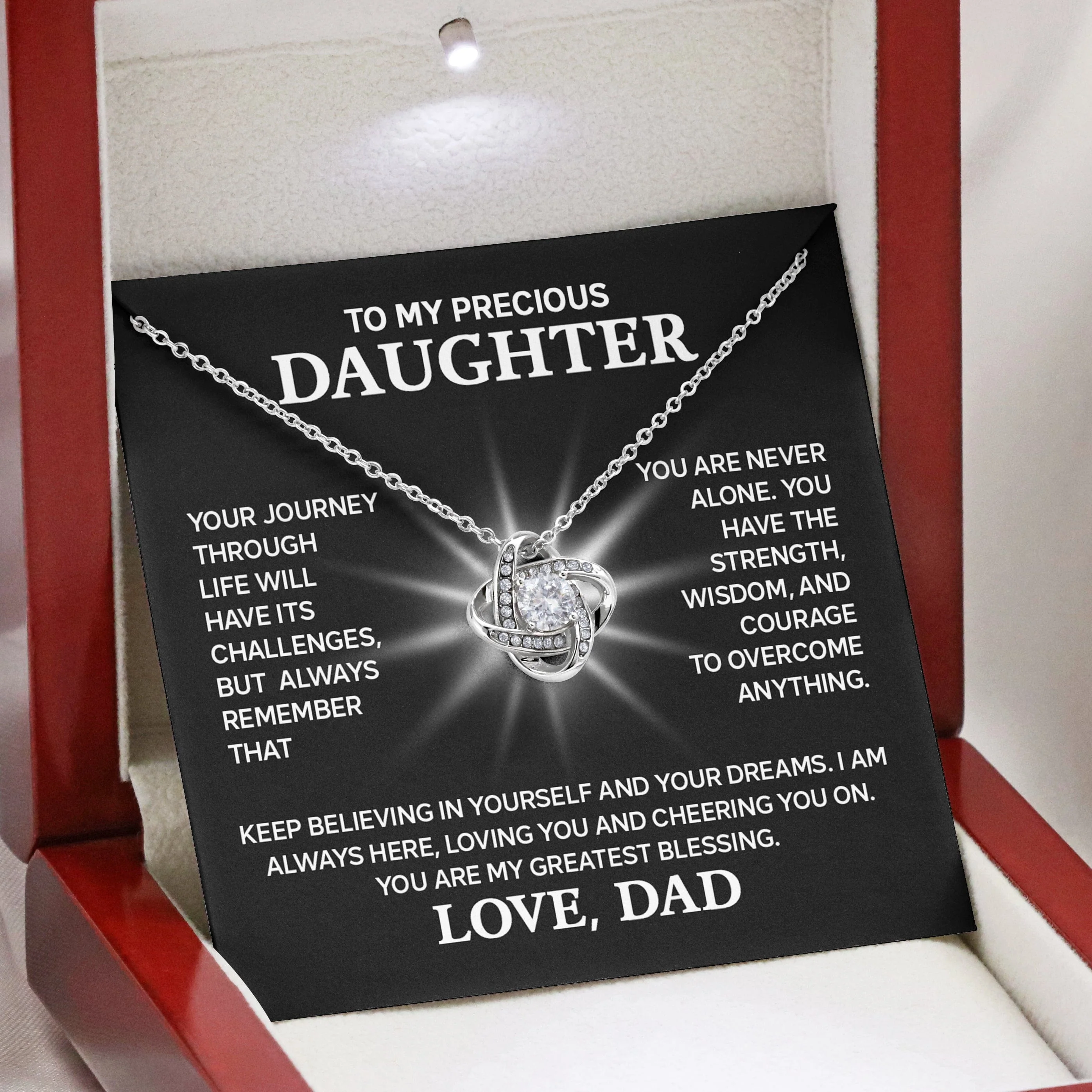 ZIAVIA  |  Vesta Knot Necklace  |  Precious Daughter - Image 13