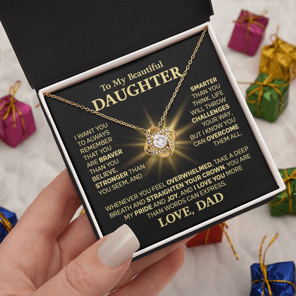 ZIAVIA | Vesta Knot Necklace |  Sparkle - Image 6