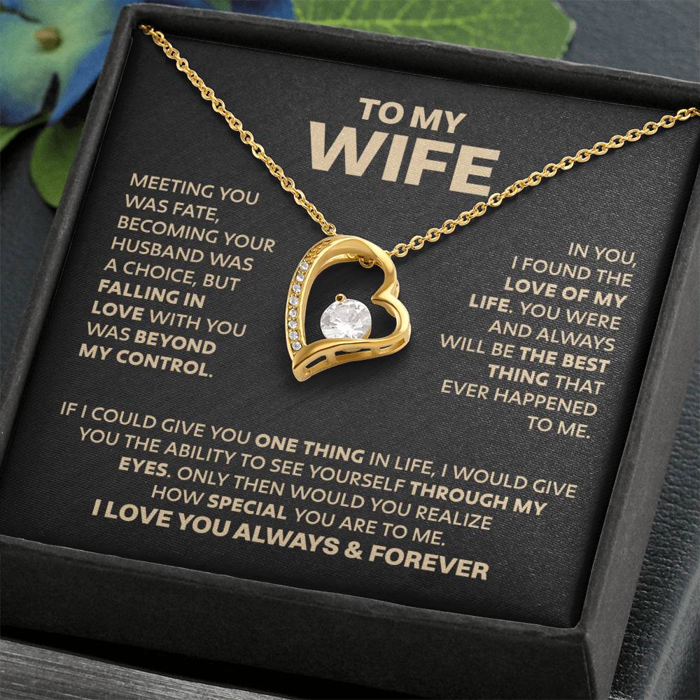 ZIAVIA | Wife Heart Necklace | Meeting you was fate | S - Image 8