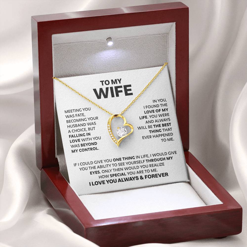 ZIAVIA | Wife Heart Necklace | Meeting you was fate | S - Image 10