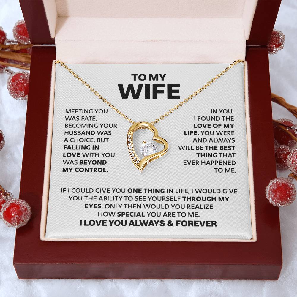 ZIAVIA | Wife Heart Necklace | Meeting you was fate | S - Image 11