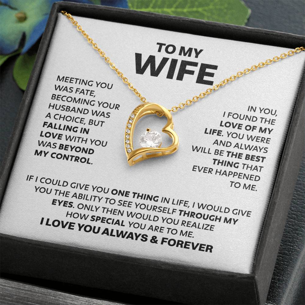 ZIAVIA | Wife Heart Necklace | Meeting you was fate | S - Image 8